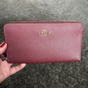 Coach Signature Phone Wallet